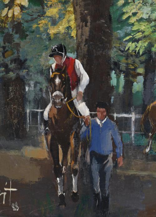 JOSÉ LUIS FLORIT RODERO (1909-2001). ‘Hippodrome’, 1988.