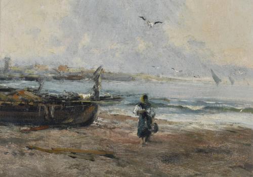 ELISEU MEIFRÉN ROIG (1859-1940). &#39;Seascape&#39;.