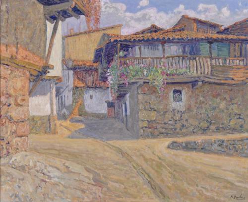 MIGUEL BARBERO (1953).  'Rincón de Villanueva', La Vera, Cáceres.