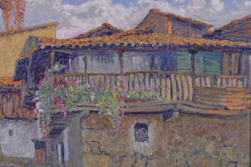 MIGUEL BARBERO (1953).  &#39;Rincón de Villanueva&#39;, La Vera, Cá
