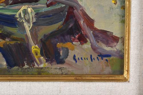 JOSEP SERRASANTA (1916-1998). &#39;On the beach&#39;.