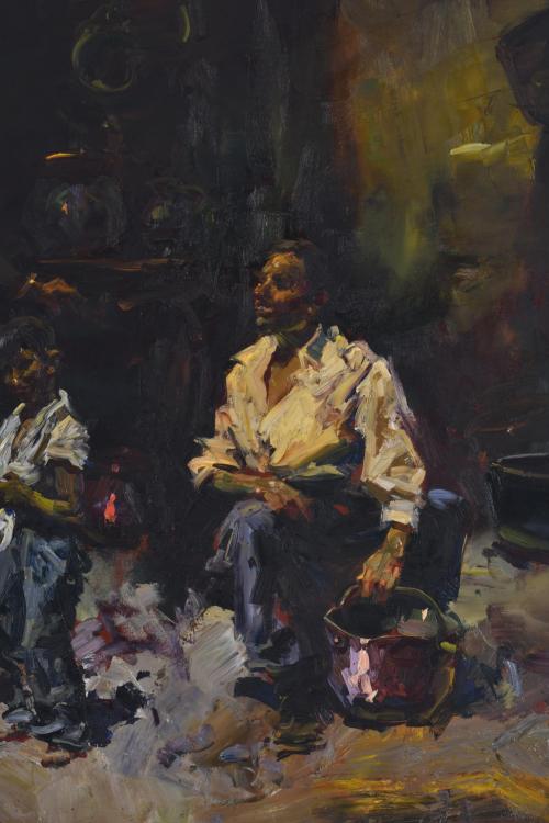 JOSEP SERRASANTA (1916-1998). &#39;Gypsies&#39;.