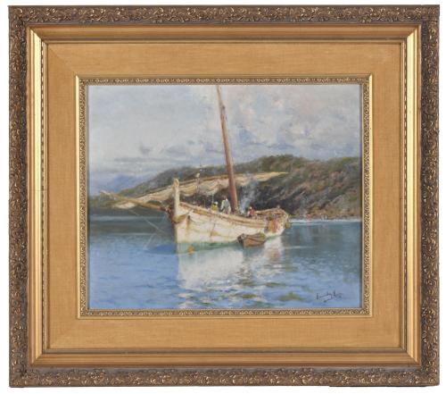 FRANCISCO HERNÁNDEZ MONJO (1862-1937). &#39;Seascape&#39;.