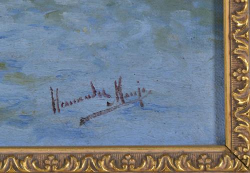 FRANCISCO HERNÁNDEZ MONJO (1862-1937). &#39;Seascape&#39;.
