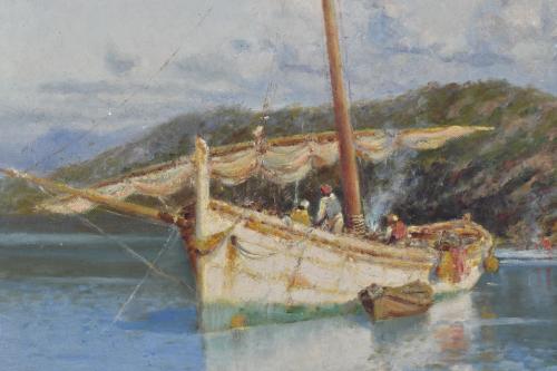 FRANCISCO HERNÁNDEZ MONJO (1862-1937). &#39;Seascape&#39;.