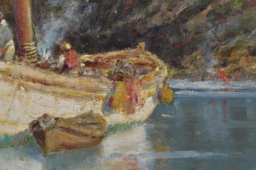 FRANCISCO HERNÁNDEZ MONJO (1862-1937). &#39;Seascape&#39;.