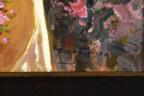 JOSÉ MIGUEL ROMÁN FRANCÉS (1957).  &#39;Girl standing in the ga