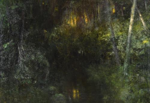 LLUÍS GRANER (1863-1929) ‘Night forest’.