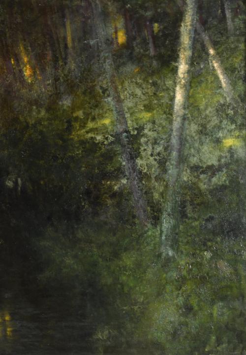 LLUÍS GRANER (1863-1929) ‘Night forest’.
