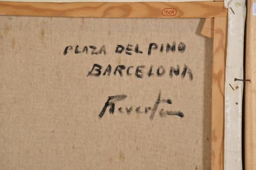 ANTONIO REVERTE (1949). "Plaza del Pino", Barcelona.