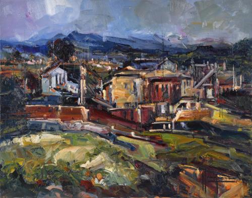 JOAN JORQUERA RODRÍGUEZ (1952). "Paisaje Barberà".