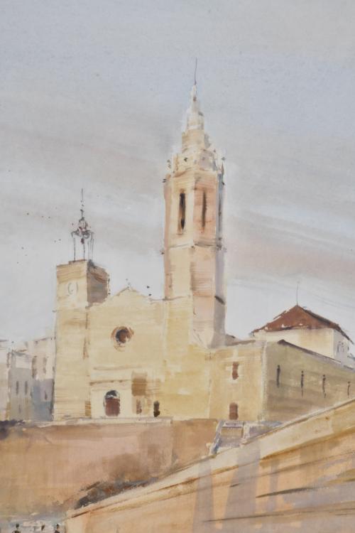 ALBERT ESTRADA VILARRASA (1934).  "Sitges", 1977.
