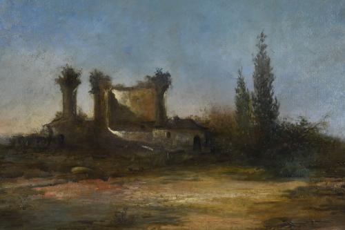 ESCUELA ESPAÑOLA, SIGLO XIX-XX. "Paisaje".