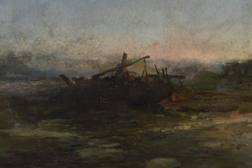 ESCUELA ESPAÑOLA, SIGLO XIX-XX. "Paisaje".