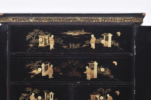 Caja joyero japonesa, siglo XIX.