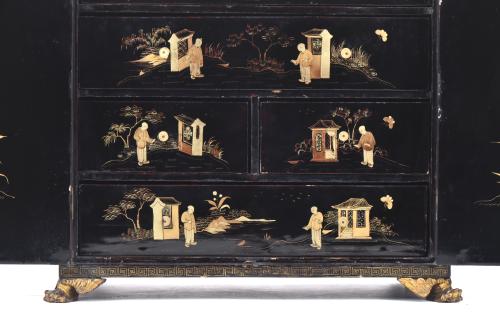 Caja joyero japonesa, siglo XIX.