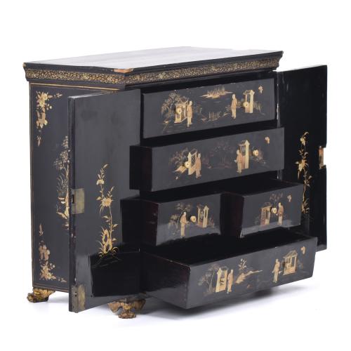Caja joyero japonesa, siglo XIX.
