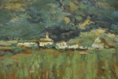 ESCUELA ESPAÑOLA, SIGLO XX. "Paisaje". 