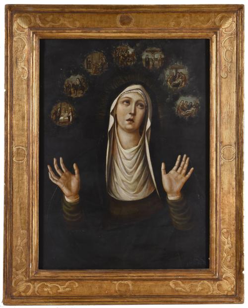 ESCUELA ESPAÑOLA, SIGLO XVI-XVII. "Los siete dolores de la 