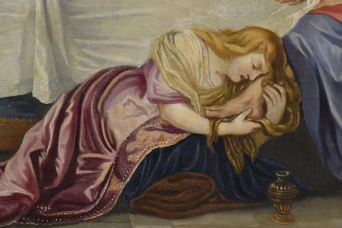 ESCUELA PROBABLAMENTE FLAMENCA, SIGLO XVII-XVIII. "Jesús en