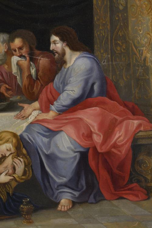 ESCUELA PROBABLAMENTE FLAMENCA, SIGLO XVII-XVIII. "Jesús en