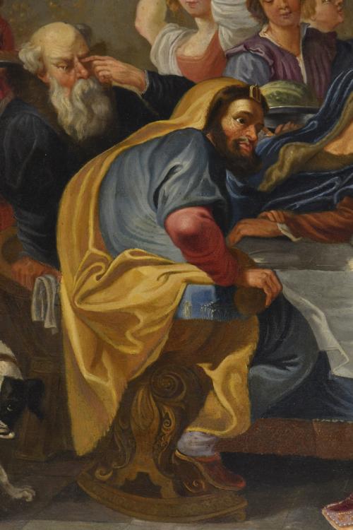 ESCUELA PROBABLAMENTE FLAMENCA, SIGLO XVII-XVIII. "Jesús en
