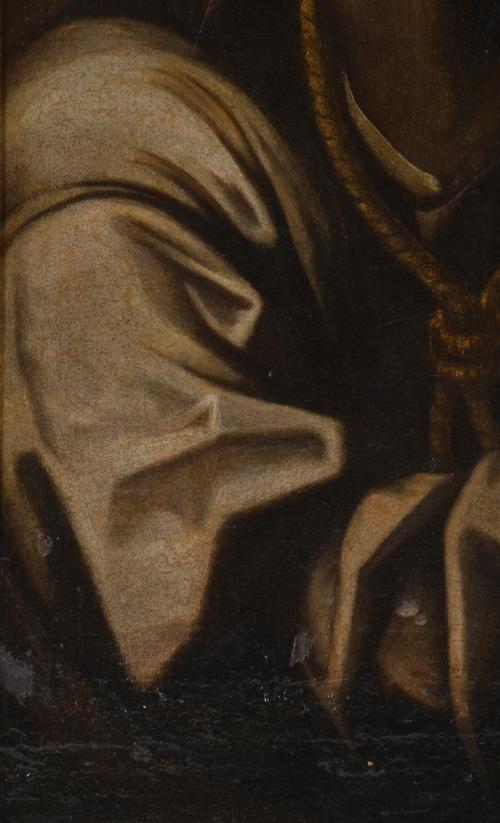 ESCUELA ESPAÑOLA, SIGLO XVIII. "Cristo cargando la cruz". s