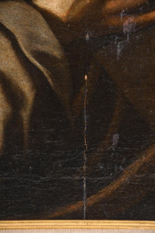 ESCUELA ESPAÑOLA, SIGLO XVIII. "Cristo cargando la cruz". s