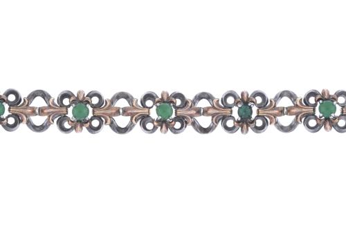 Pulsera floral de principios del s.XX.