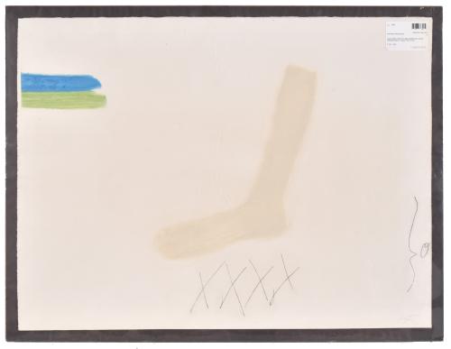 ANTONI TÀPIES (1923-2012). "Mitjó", 1972.