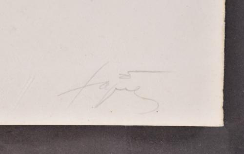 ANTONI TÀPIES (1923-2012). "Mitjó", 1972.