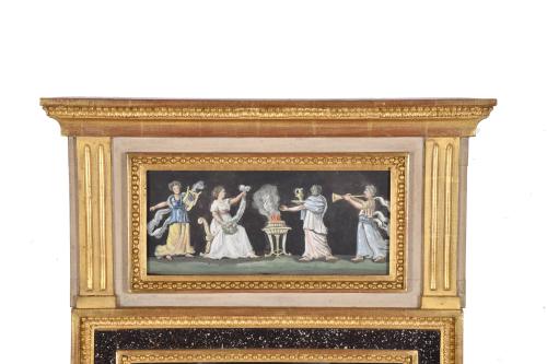 Consola y trumeau Gustaviano tardío, circa 1800.