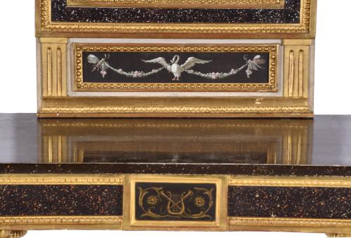 Consola y trumeau Gustaviano tardío, circa 1800.