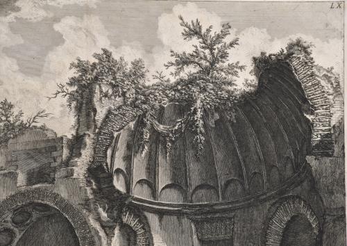 GIOVANNI BATTISTA PIRANESI (1720-1778). "veduta degli avanz
