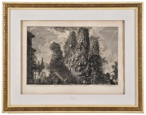 GIOVANNI BATTISTA PIRANESI (1720-1778). "Sepolcro de tre fr