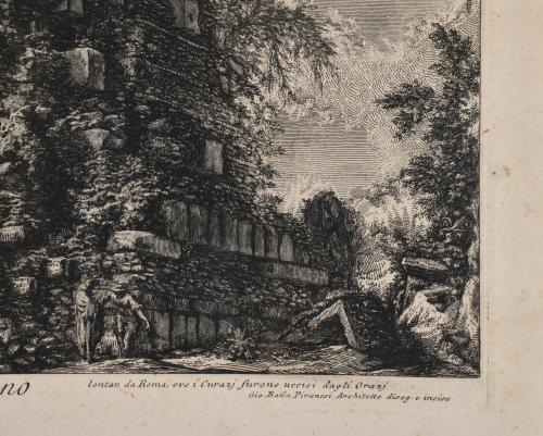 GIOVANNI BATTISTA PIRANESI (1720-1778). "Sepolcro de tre fr