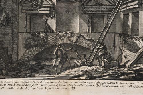 GIOVANNI BATTISTA PIRANESI (1720-1778). "Veduta interna del
