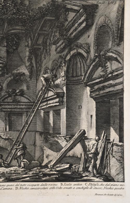 GIOVANNI BATTISTA PIRANESI (1720-1778). "Veduta interna del