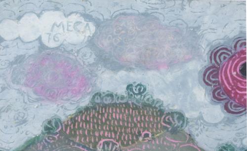 TOMÁS MECA VIVES (1919-1979). "Paisaje con casas", 1976. 
