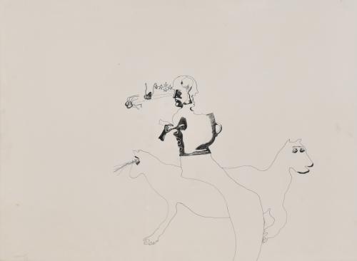 JORGE CASTILLO CASALDERREY (1933). Sin título, 1967.