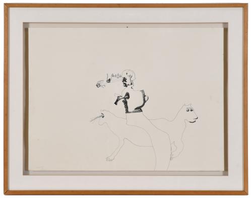 JORGE CASTILLO CASALDERREY (1933). Sin título, 1967.