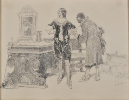JOSÉ MIRALLES DARMANIN (1850-1900). "Mosquetero".