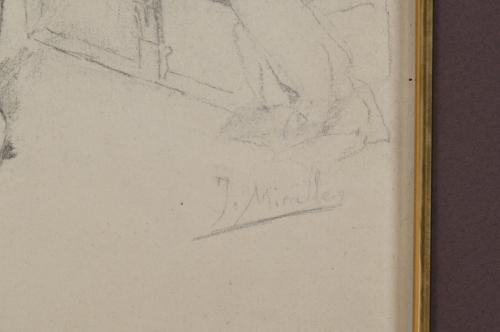 JOSÉ MIRALLES DARMANIN (1850-1900). "Mosquetero".