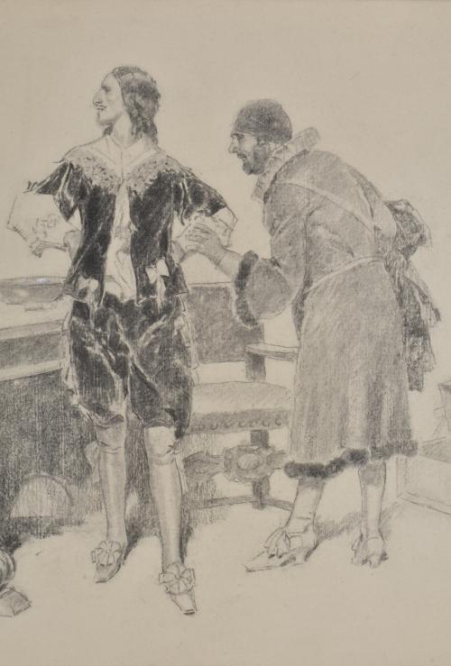 JOSÉ MIRALLES DARMANIN (1850-1900). "Mosquetero".