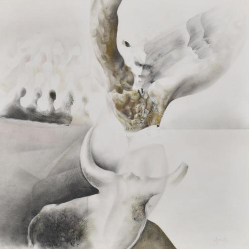 ALFONSO COSTA BEIRO (1943). "Bullfighter", 1976.