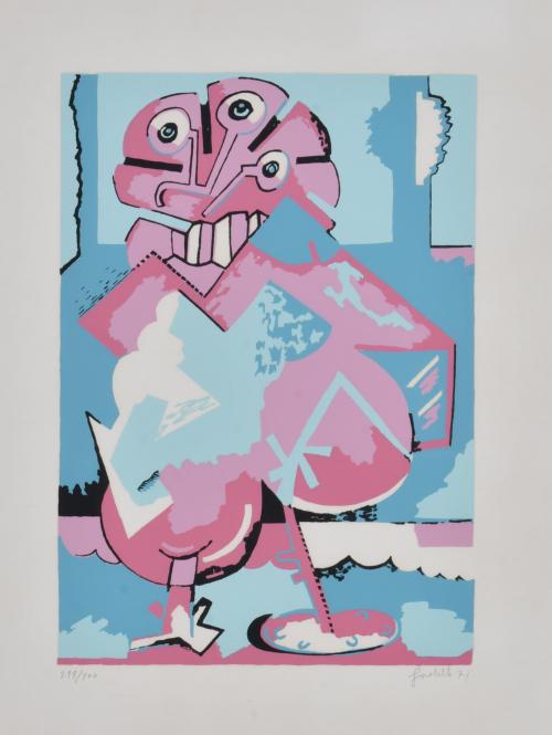 LUIS GORDILLO (1934) "Composición", 1971.