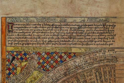 Lámina del "Atles Català", segunda mitad siglo XX. 
