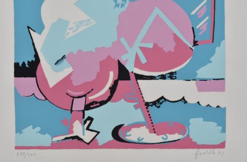 LUIS GORDILLO (1934) "Composición", 1971.
