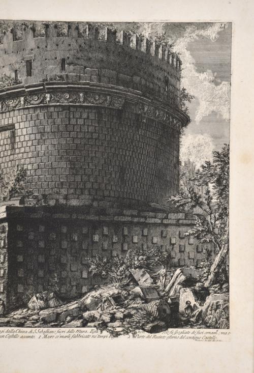 GIOVANNI BATTISTA PIRANESI (1720-1778). "Veduta del lato po