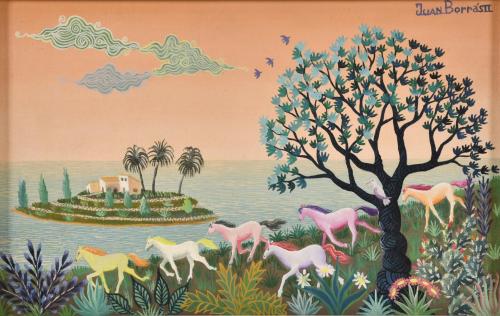 JUAN BORRÁS (1947). "Landscape".
